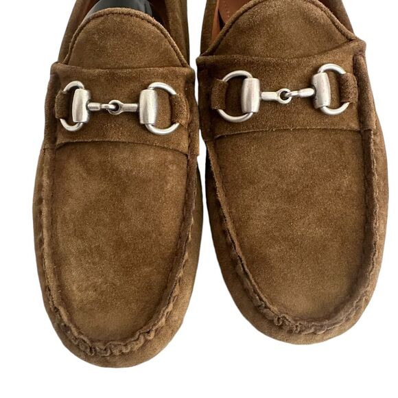 Allen Edmonds Sebastian Bit Driving Loafers Men Size 7.5D Caper New Without Tags - Picture 1 of 8